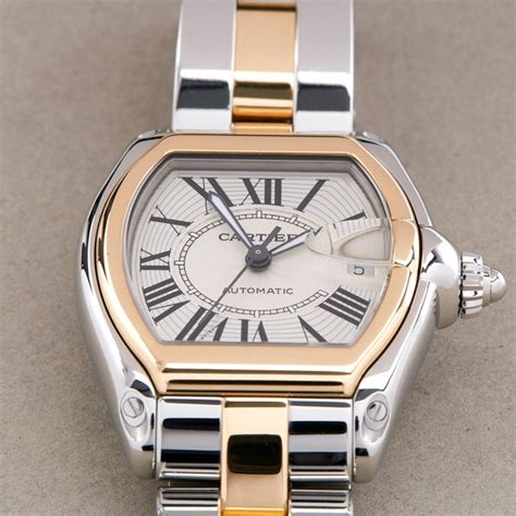 cartier roadster automatic stainless steel water resistant 100m 330ft|cartier 2510 for sale.